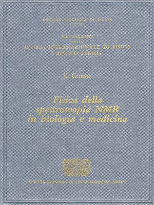 cover image of Physics of NMR Spectroscopy in Biology and Medicine